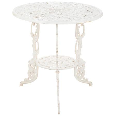 Design Toscano Villa Ravello Rose Garden Cast Iron Bistro Table SP3484